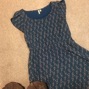 TULIP SLEEVE SUMMER COUNTRY FLORAL SUNDRESS